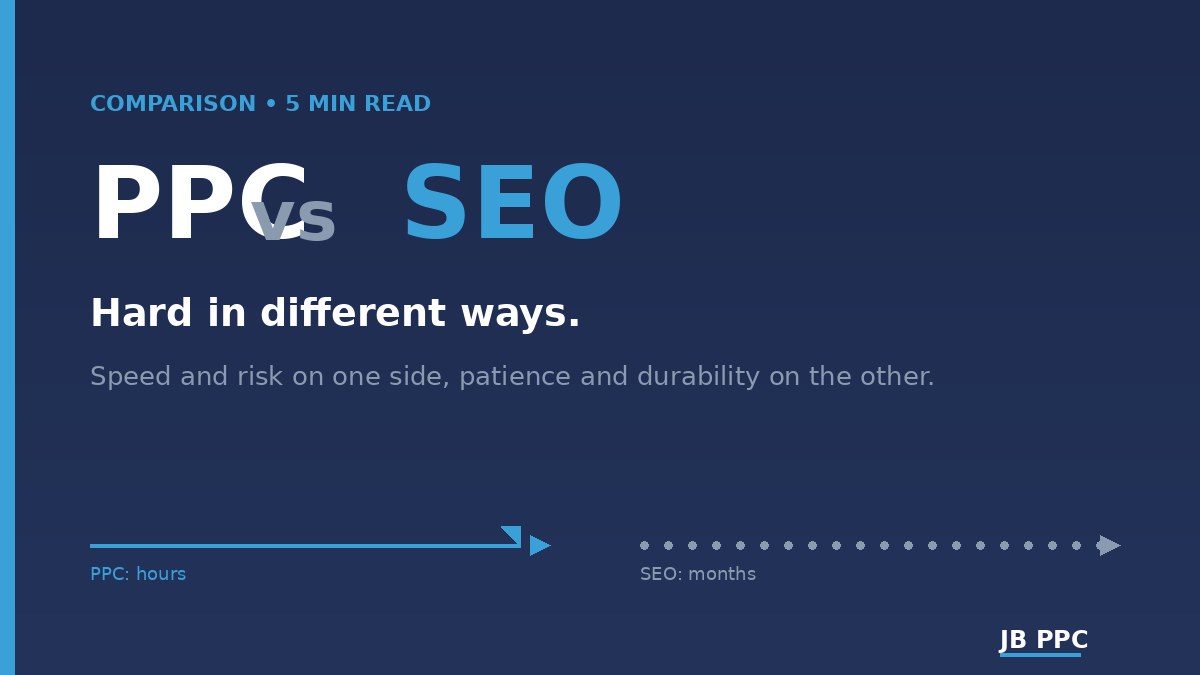 Is PPC harder than SEO?